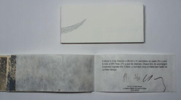 Anne-Laure H-Blanc, a tribute to Emily Dickinson – Image 3
