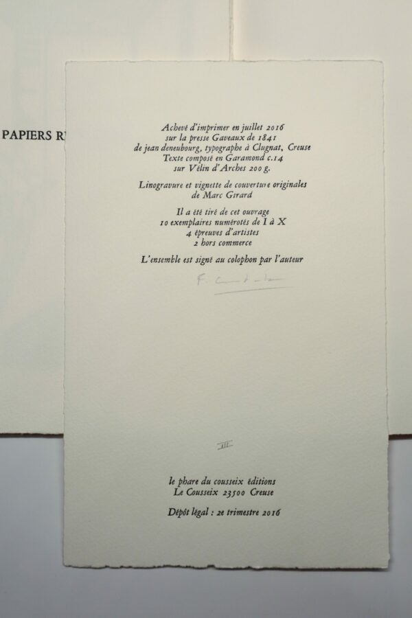 Fabienne Courtade, Papiers retrouvés – Image 3