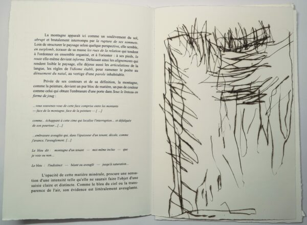 Michel Collot, Peinture, avec trois pointes sèches originales de Thierry Le Saëc – Image 2