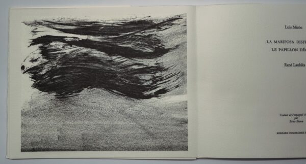 Luis Mizón, La Mariposa Disfrazada / Le papillon déguisé, avec deux lithographies originales de René Laubiès – Image 2