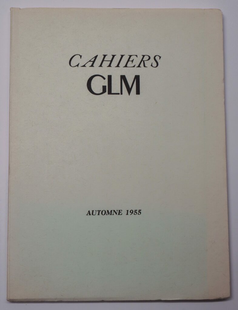 Collectif, « Cahiers GLM », n° 3 (nouvelle série)