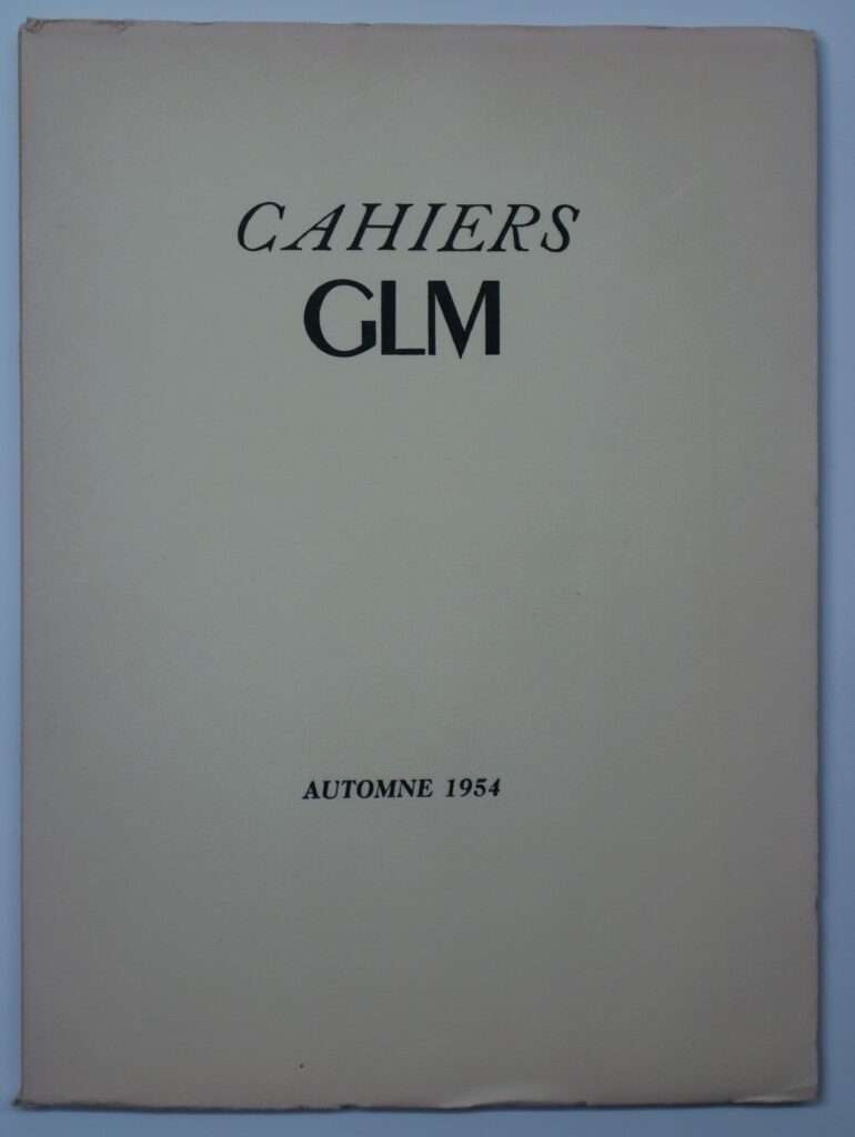 Collectif, « Cahiers GLM » , n° 2 (nouvelle série)