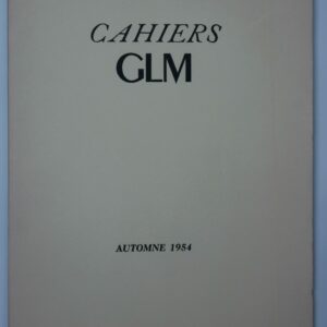 Collectif, « Cahiers GLM » , n° 2 (nouvelle série)