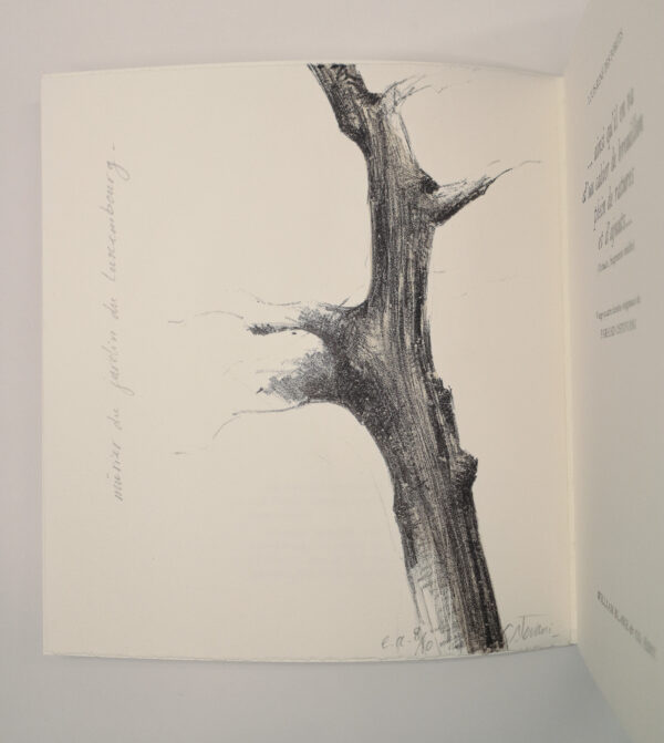 Louis-René des Forêts, … ainsi qu'il en va d'un cahier de brouillon plein de ratures et d'ajouts, avec un frontispice et une vignette originale de Farhad Ostovani – Image 2