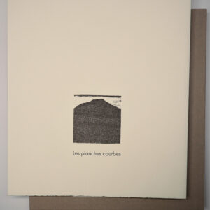 Yves Bonnefoy, Les Planches courbes, avec quatre lithographies et un bois de Farhad Ostovani