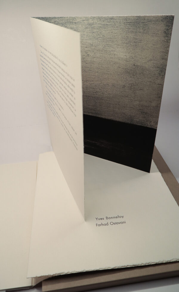 Yves Bonnefoy, Les Planches courbes, avec quatre lithographies et un bois de Farhad Ostovani – Image 2