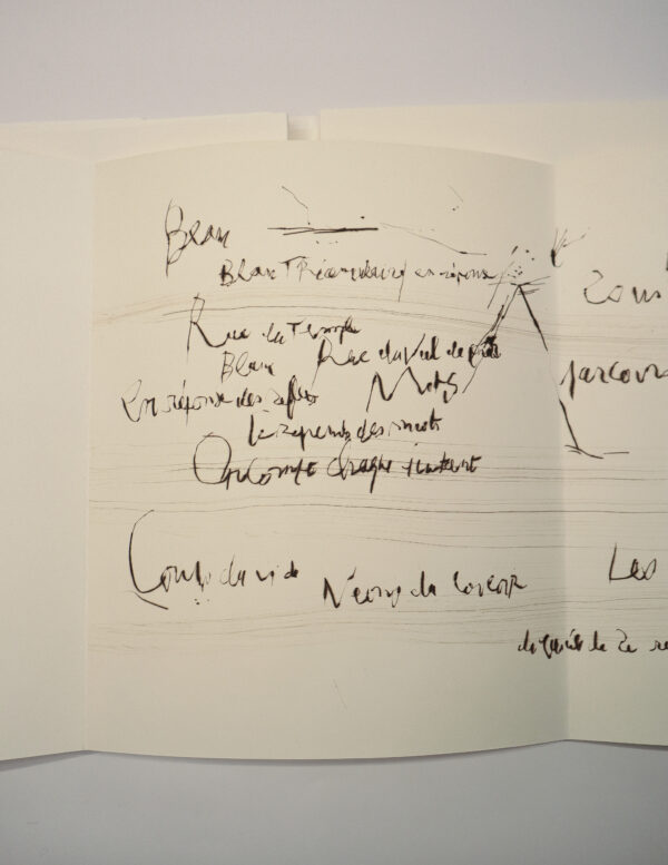 Fabienne Courtade, Tels jours laissés blanc, avec deux gravures de Philippe Hélénon – Image 3