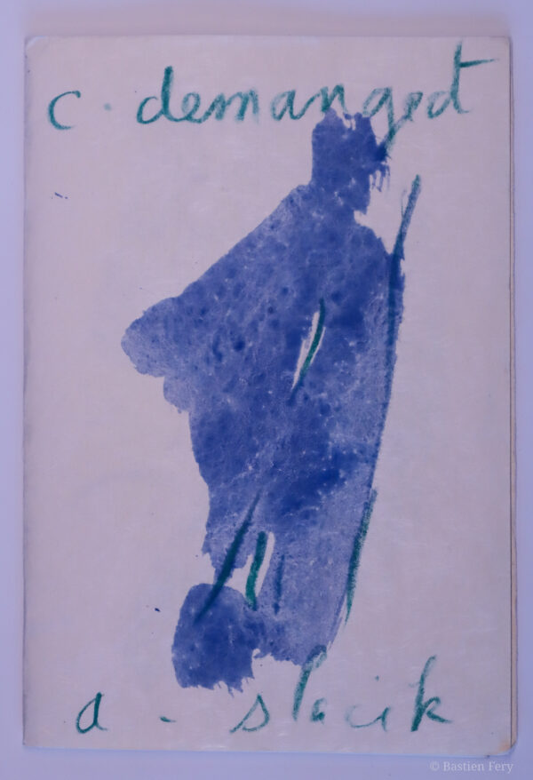 Cédric Demangeot, Autour du bleu, avec des peintures de Anne Slacik