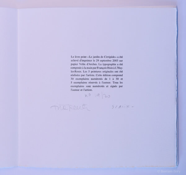 Tita Reut, Le Jardin Cirripède, avec douze peintures de Anne Slacik – Image 6