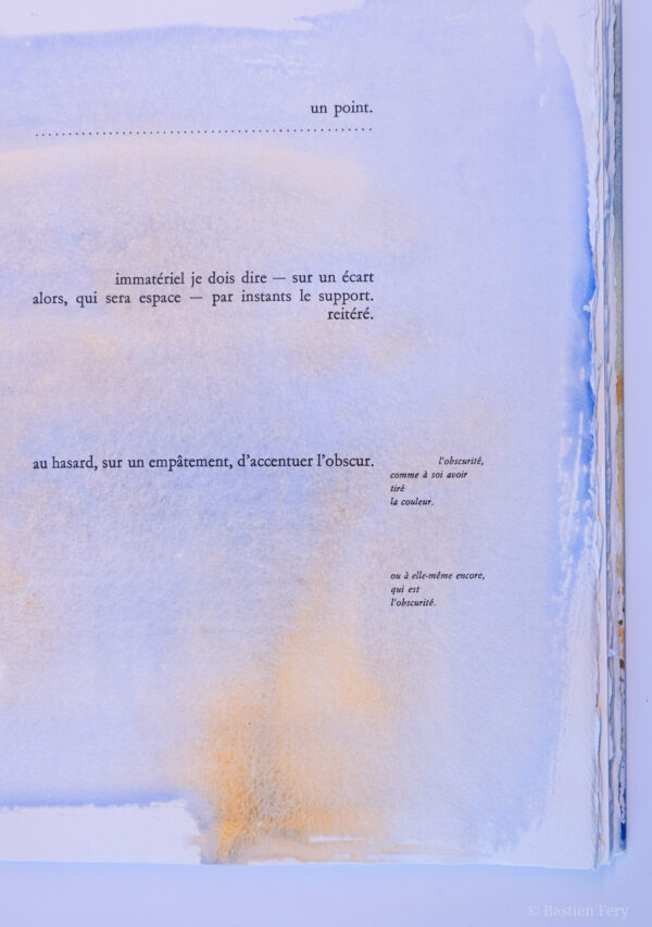 André du Bouchet, Aveuglément, peinture, avec neuf peintures originales de Anne Slacik – Image 4