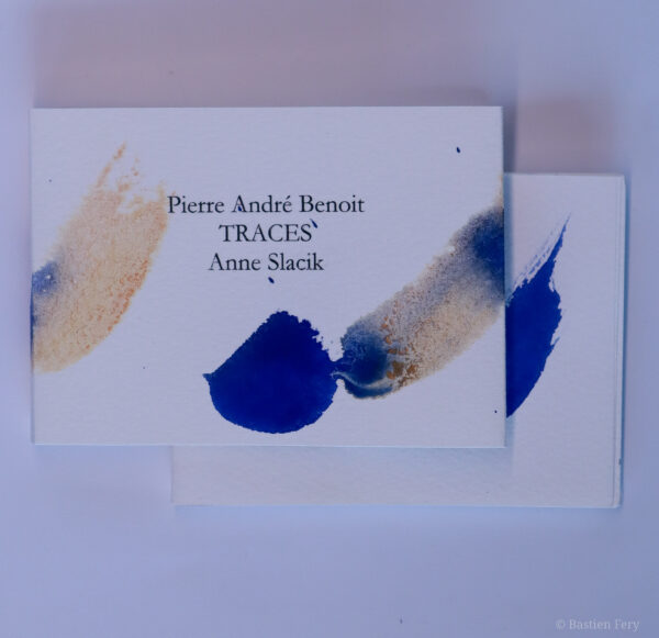 Pierre-André Benoit, Traces, avec des peintures de Anne Slacik