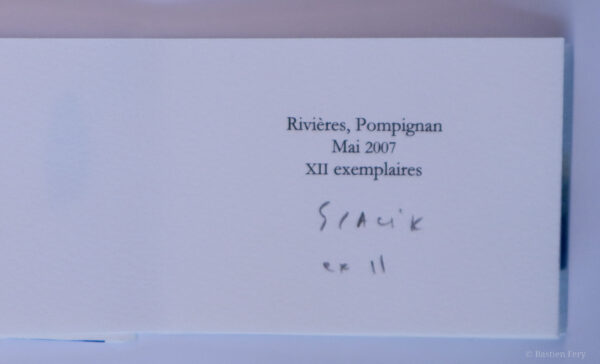 Pierre-André Benoit, Traces, avec des peintures de Anne Slacik – Image 3