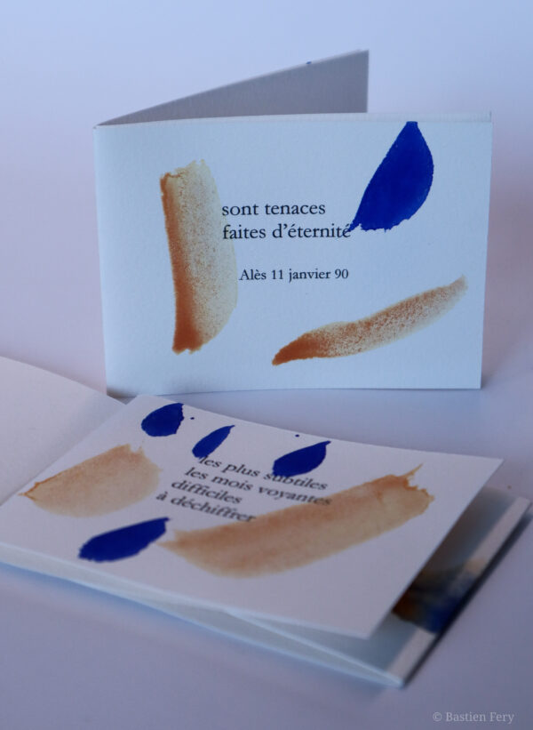 Pierre-André Benoit, Traces, avec des peintures de Anne Slacik – Image 2