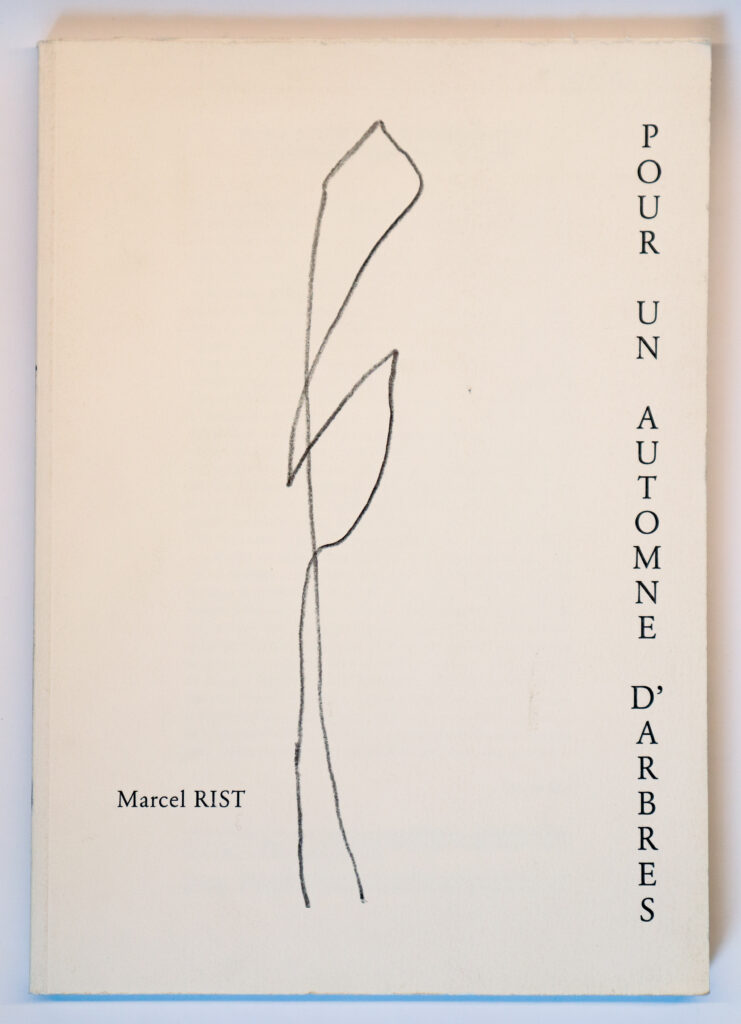 Marcel Rist, Pour un automne d’arbres, avec dix-huit dessins de Jean Touret