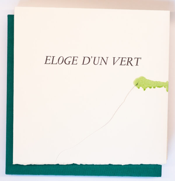 Michel Butor, Éloge d’un vert, avec des interventions libres de Joël Leick