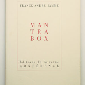 Franck André Jamme, Mantrabox, avec une peinture originale anonyme