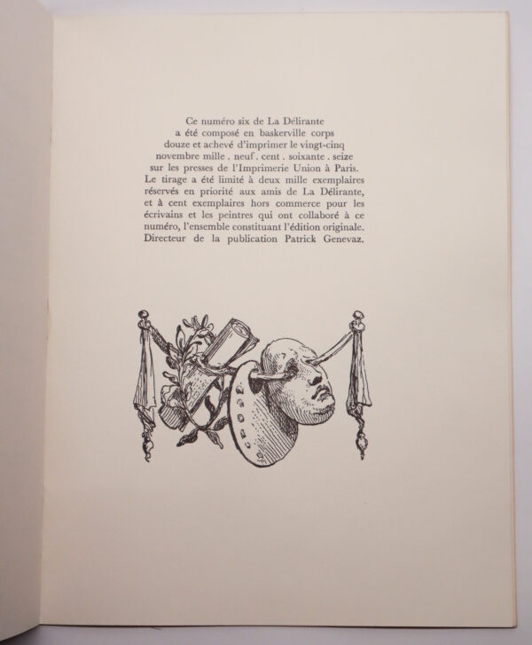 Collectif, « La Délirante, Revue de poésie », n°6 – Image 4