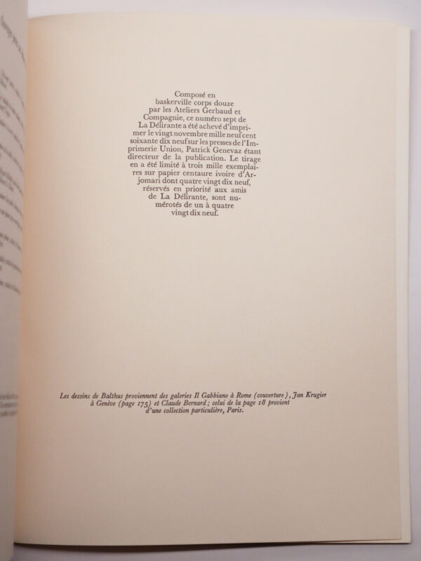 Collectif, « La Délirante, Revue de poésie », n°7 – Image 4