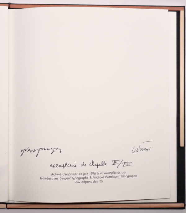 Yves Bonnefoy, La Branche, avec quatre lithographies de Farhad Ostovani – Image 5