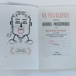 Charles Henrion, Ma Philosophie, illustrations « suggestives » obtenues à l’aide de vignettes typographiques Super-Veloz