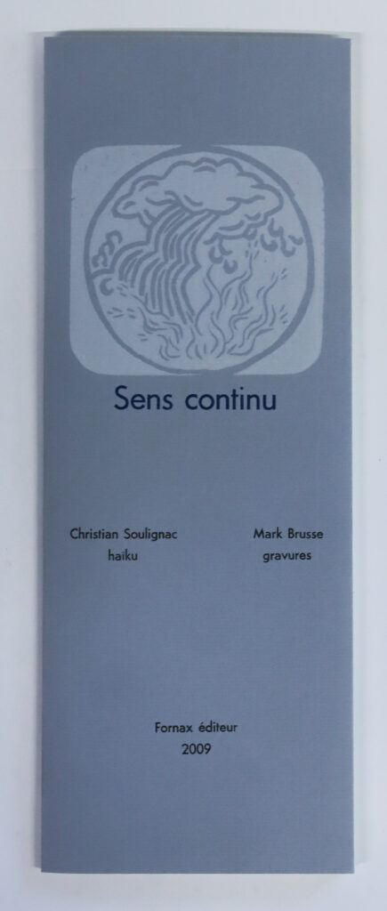 Christian Soulignac, Sens continu, linogravures de Mark Brusse